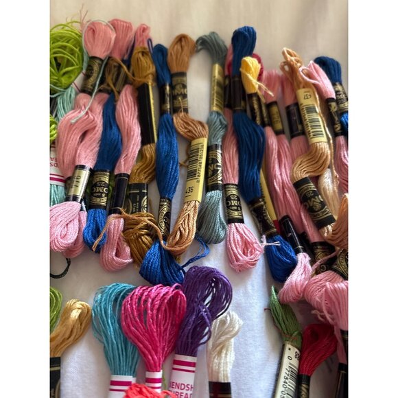 DMC Embroidery Floss Collection Assorted Colors 100% Cotton 50+ Craft Thread Fo - Picture 3 of 16